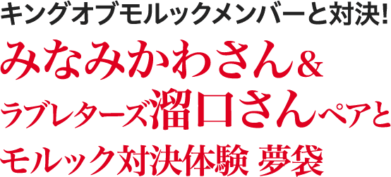 みなみかわさん&ラブレターズ溜口さんペアとモルック対決体験 夢袋